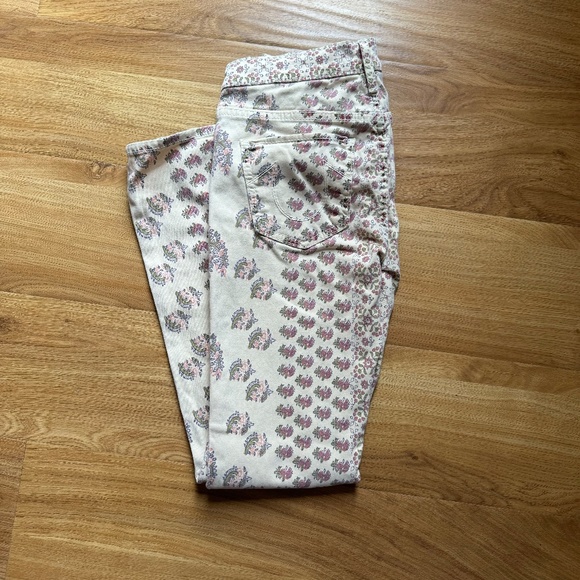 True Religion Victoria Skinny Bohemian Floral Print Jeans Size 26 - Picture 3 of 5